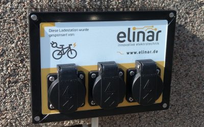erste kostenfreie Fahrradladestation in Wilkau-Haßlau!